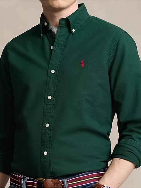Ralph Lauren Other - Ralph Lauren Men's Button-Down Oxford Shirt in Forest Green